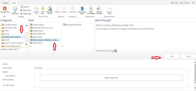 Menu and Click Add Button